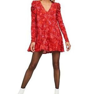 Free People hello lover mini dress